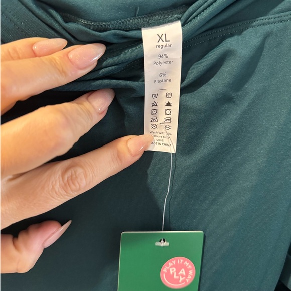 HALARA Teal Skirt with Buckle Details - Picture 3 of 3